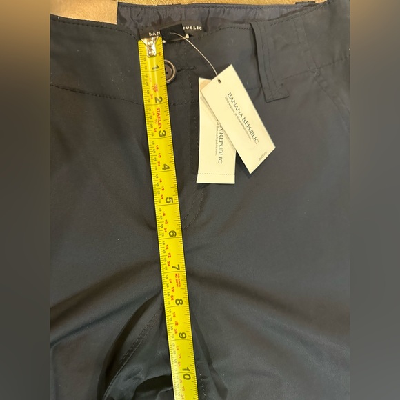NEW Banana Republic Navy Womens Martin Fit Cropped Pants Capri Wide Leg NWT 2 - Picture 9 of 16